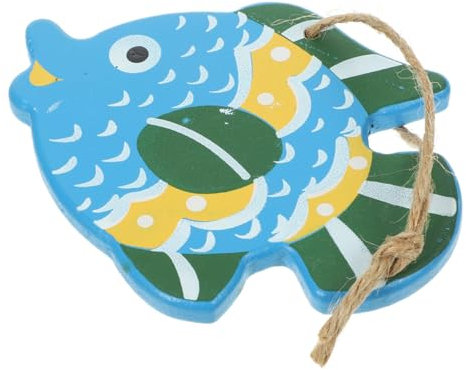 Cabilock Wandkunst Aus Holz Fisch Nautisches Einfach Aufzuhängende Wandkunst Für Zuhause Im Küstenstil