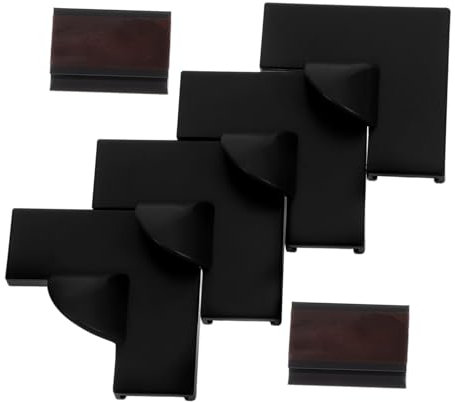 Uonlytech Window Screen Corner Protectors Set Black Diy Fixators for Insect Screen Frame Accessories