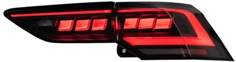 CYBHYAXC Auto Rückleuchten für VW Golf VIII Variant 2020-2024, Rückleuchte Bremse Warnung Reflektor Signal Nebel Lampe Zubehör Wetterfest Rücklichtaustausch