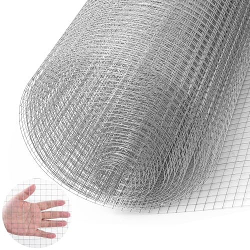 1m X 4.8m Hasendraht 100cm Hasengitter Volierendraht 12x12mm Maulwurfgitter Wühlmausgitter Für Hochbeet Zaun Hühnerdraht Maschendrahtzaun Kaninchendraht 0,7 mm Verzinkt Drahtgitter