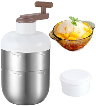 Tritaghiaccio - Macchina Manuale A Manovella - Macchina Per Granite Da Cocktail | Per Casa Cucina Picnic All'aperto Cocktail e Bevande
