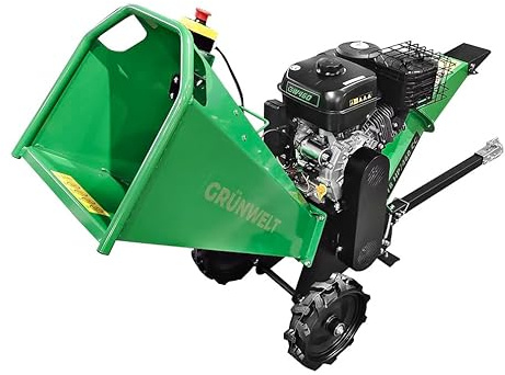 Grünwelt GW-S312 Broyeur à bois 18 CV Moteur à essence
