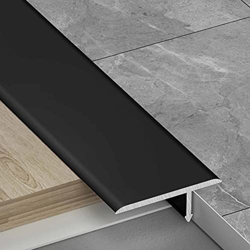 Barra de transición duradera de madera a baldosa para suelos laminados y de vinilo, ideal para renovación del hogar