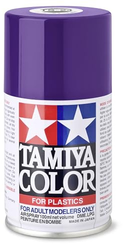 TAMIYA 85024 TS-24 Violett glänzend 100ml - Sprühfarbe für Plastikmodellbau, Modellbau und Bastelzubehör, Sprühfarbe für den Modellbau