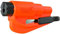 Resqme GBO-RQM-ORANGE Das Rettungswerkzeug als Schlüsselanhänger, Orange, 1er-Set