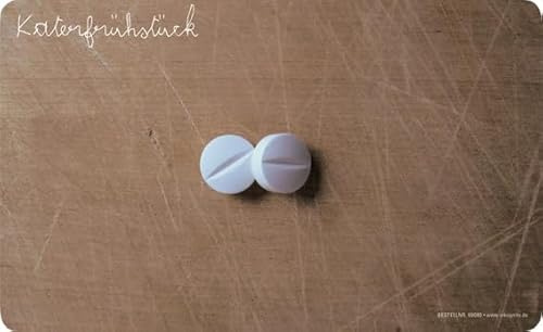 Inkognito Frühstücksbrettchen Stullenbrett - Motiv: Katerfrühstück, Anlass:, Künstler/Verlag Martin Scheffler, Art-Nr.: 68040