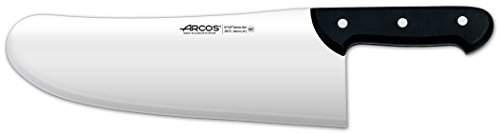 Arcos Couteau de Boucher - Acier Inoxydable Nitrum. Lame 300 mm. 700 g. Manche Ergonomique POM. Série Universelle. Lame Flexible. Bord Doux. Meilleur Contrôle. Couleur Noire