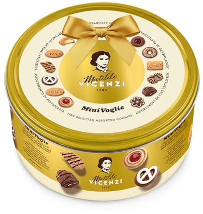 Pasticceria Matilde Vicenzi-Minivoglie en lata, surtido de pasteles tradicionales italianos
