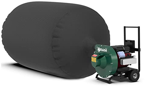 (1) INSULATION REMOVAL VACUUM BAG - SUPER HEAVY DUTY TEAR-PROOF 6 FT X 4 FT - EASY-FILL SPOUT & LOWEST DUST Filter - Contractors #1 Choice - EST 450 LBS / 75 CF PRO-450 (3.5 oz Strength) by RAM