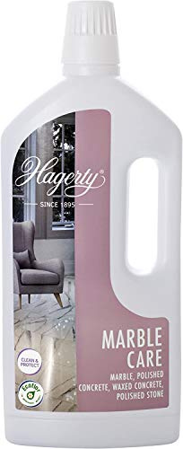 Hagerty Marble Care Marmorrengöring 1 liter I Effektivt rengöringsmedel för golv av marmor, polerad betong, slipad sten I Remineraliserande marmorvård berikad med bergkristall.