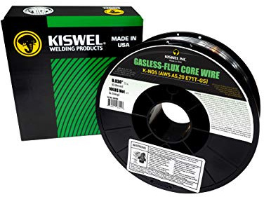 (Made in USA) Kiswel USA K-NGS E-71TGS 0.030in. Dia 10lb. Gasless-Flux Core Wire Welding Wire