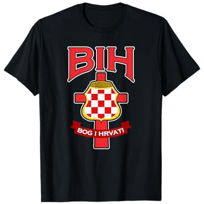 Bog I Hrvati - Kroatien Flagge Geschenkidee für Christen T-Shirt