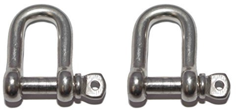 Manille Droite 7mm Libre (Lot de 2) INOX 316 - A4