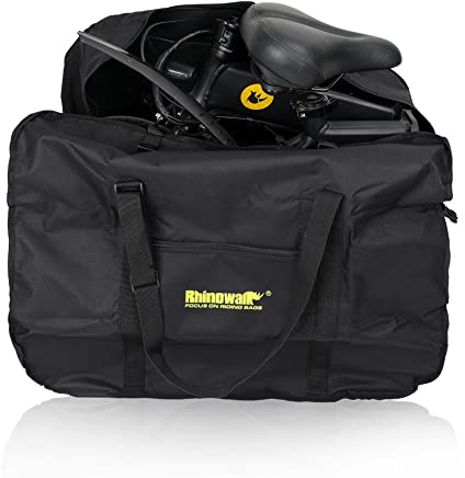 SUNTTELF 16 20 zoll Faltbare Fahrradtasche Fahrradtragetasche Fahrrad Reise Tragetasche Fahrrad Transporttasche für Auto Zug Flugreisen Tragbar (16 Zoll)