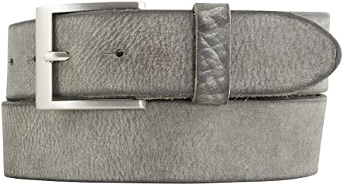 BELTINGER Herren-Gürtel aus weichem Vollrindleder Vintage-Look 4 cm | Jeans-Gürtel für Herren 40mm | Ledergürtel Used-Look