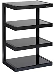 Norstone Esse HiFi - 4 estantes (negro satinado)
