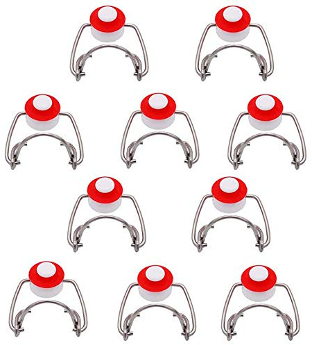Lodokdre Swing Top Glass Flip Beer Swing Cap for Style Beer Beer,Soda Bottles,Homebrewing 10Pcs