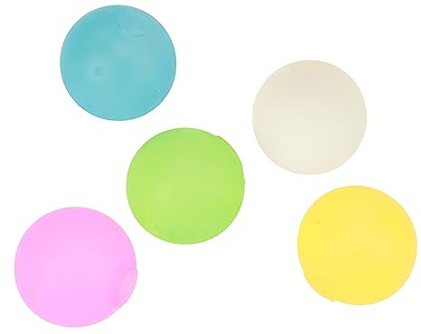Dilwe 5PCS Dekompressionsball, Squeeze Stress Sugar Balls Handtherapie Sensorischer Squishy Ball für Jungen Mädchen Erwachsene (6cm)