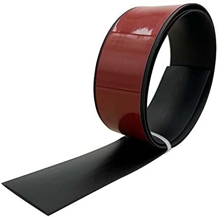 Übergangsprofil Selbstklebend, 5 cm Vinyl Boden Abdeckleiste Übergangsleiste Ausgleichsprofil Böden Übergangsschiene Bodenprofil zum Kleben für Fliesen Laminat & Parkett, Türschwelle (Schwarz* 3M)