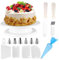 Piatto per torte, supporto girevole per torte, piatto girevole per torte, set di accessori per torte