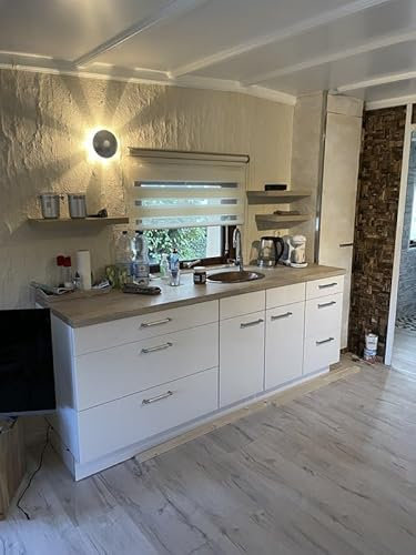 Wandverkleidung Naturstein 244 x 122cm Echtstein Marmor Universal Boden Fliese Innen + Außen + Dusche + Kamin + Sauna Verblender Riemchen Klinker
