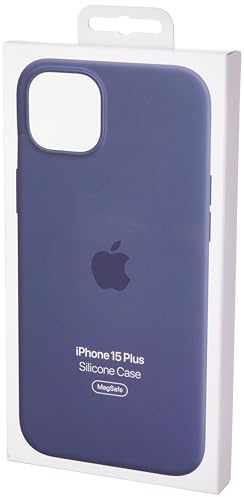 Apple iPhone 15 Plus Silikon Case mit MagSafe – Sturmblau ​​​​​​​