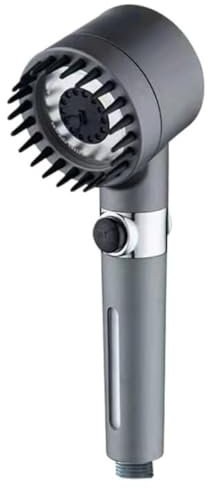 Multifunktionale Massagedusche, Duschkopf Hochdruck Handbrause mit Filtration 3 Strahlarten Sparduschkopf für Entfernen vom harten Wasser, Rest-Chlor, Bakterien und Schwermetall | SHOWERELAX