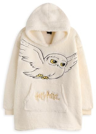 Harry Potter Vuddie übergroße Decke Hoodie Kids Navy oder weißes Fleece Einheitsgröße