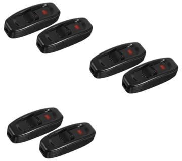 VILLCASE 3 Set Pulsante Interruttore Comodino Interruttore Luce Moderno Cavo Lampada Con Pulsante Elettrodomestici In Linea Lampada Luce In 2 pezzi*3
