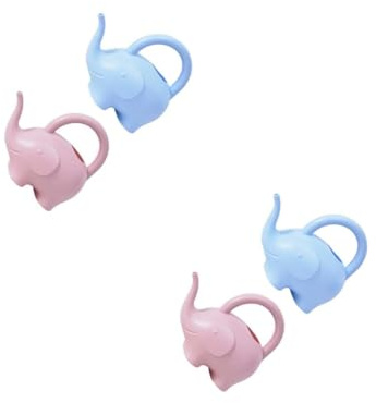 Toyvian 2 Series Regadera De Elefante De Dibujos Animados para Jardín para para Riego De Exteriores E Interiores para Plantas De Plástico PE 2 Piezas*2