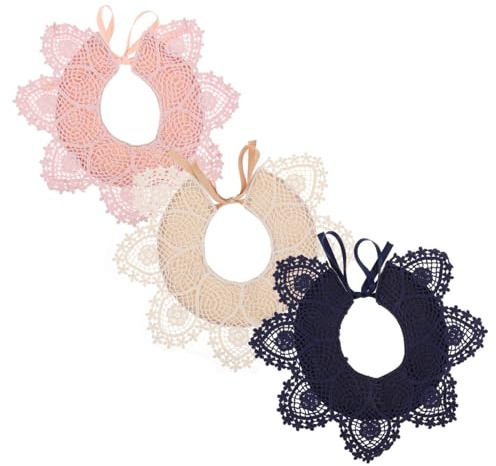 UPKOCH Babero Bandana de Algodón para Ñiño Niña, 3 Piezas