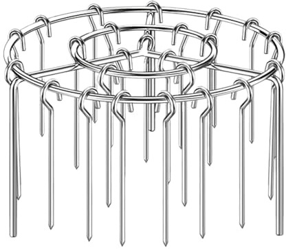 Grille de Barbecue pour Air Fryer,Brochettes à griller pour friteuse à air - Brochettes Inox Pour Four Cuisiniers à Domicile Légumes Viandes Repas Familiaux