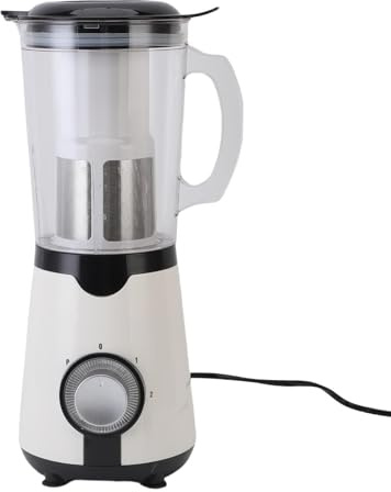 AMONIDA Procesador de Alimentos Eléctrico, 3800 W 26000 RPM 5 en 1 Licuadora de Encimera Multifuncional con Extractor de Jugo Incorporado y Molinillo Avanzado, para Cocina Casera (Enchufe de la UE)