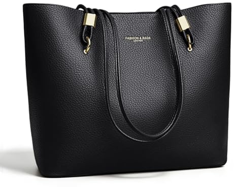 Mabecol Handtasche Damen Groß Henkeltaschen Shopper Tasche Tote Bag | PU Wasserabweisend für Arbeit Alltag Einkauf ReiseMehrere Fächer
