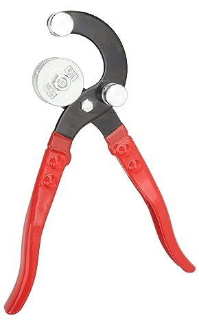 Vvikizy Alicates para Doblar Tubos, Rueda de Prensa de Aleación de Zinc con Doble Calibre para 5/16 pulg. 3/8 pulg. 3/16 1/4 Latón Acero Aluminio Tubería Freno de CA