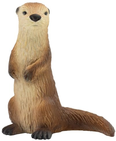 Bullyland 64462 - Spielfigur Otter, ca. 5 cm große Tierfigur, detailgetreu, PVC-frei, ideal als kleines Geschenk für Kinder ab 3 Jahren