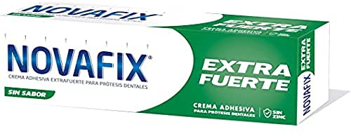 Novafix Extrafuerte - crema adhesiva dentaduras postillas - 50 g