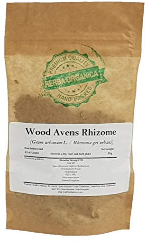 Hierba Bennet Rizoma / Geum Urbanum L / Wood Avens Rhizome # Herba Organica # Hierba De San Benito, Hierba Santa, Islera (50g)