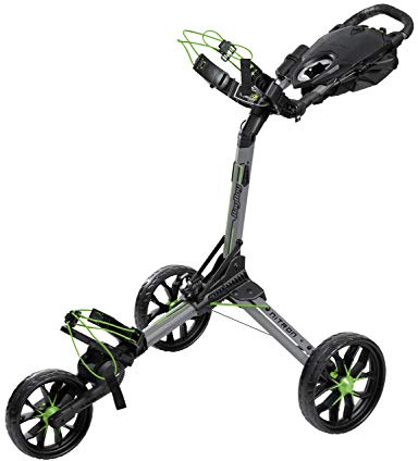 Bag Boy Nitron Grey 3-Rad-Trolley, BattleshipGrey/Lime, Einheitsgröße