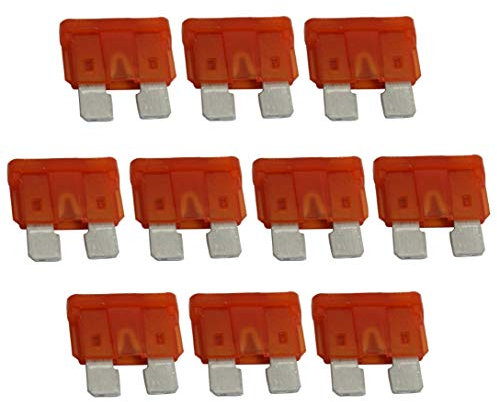 AERZETIX: 10 x Fusible - Plat - Orange - MIDI - 40A - 6V - 12V - 24V - 32V - 19mm - Auto - Voiture - Camion - Utilitaire - C10074