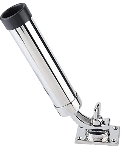 Kuuleyn Angelrutenhalter, 360 ° Drehung Fischerboot Ruten-Halter, rutenhalter boot Marine Boot Angelrutenhalter Rack Unterstützung Zubehör für Fishin Rod