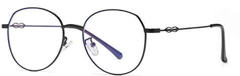 Flydo Damen Blaulichtfilter Brille Blue Light Blocking Glasses Fensterglas für Computer Fernseher Arbeit Gaming Blaufilter Bildschirmbrille von PC, TV und Handy