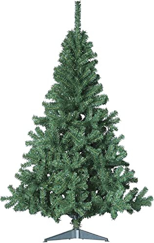 TIENDA EURASIA® Arbol de Navidad - Arbol Navidad de Plastico Color Verde - Altura 150 cm - Arboles de Navidad Frondosos (150 cm, Verde)