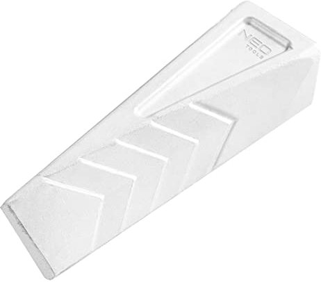 NEO TOOLS Holzspaltkeil Aluminiumkeil 550g, aus Aluminium, profilierte Oberfläche, verformungsbeständig, für das Spalten von Holz konzipiert, entsprechend profilierte Oberfläche (800 g, verschraubt)