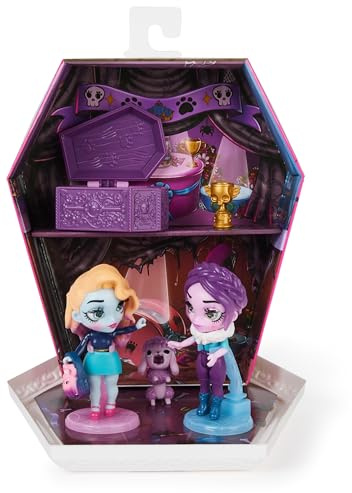 Zombaes Forever, Wild Vibes Deluxe Rest in Show - Muñecas Zombie y Accesorios, 2 Personajes de 8,9 cm, 2 Animales y Mucho más, Juguetes para niñas