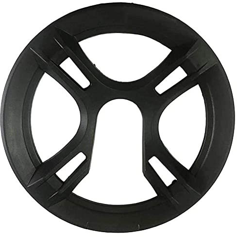 Wudaizhi Chain Guard Ring, Chain Guard Washer for Mountain Bike 42t 44t Crankset Cover Plastic Black with Screws