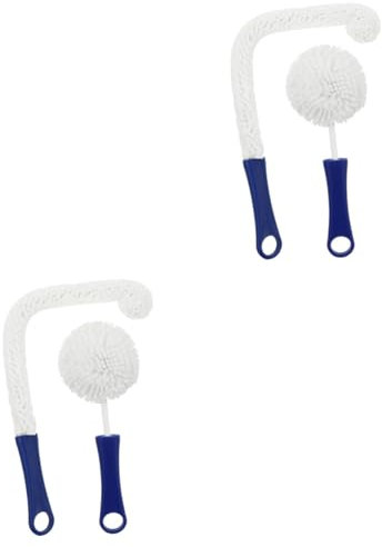 FRCOLOR 4pièces Brosse De Nettoyage Flexible pour Carafes Et Verres à Vin De Goupillon Et Pratique pour Bouteilles Et Verrerie
