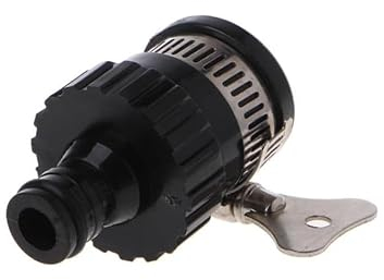 Mr. Gadget's Solutions Universal Tap Connector Adapter for Hose Pipe - Mixer Kitchen Garden Sink Adapter, Rubber Leak-Free Nozzle