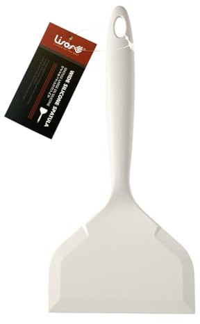 Tamagoyaki Spatula，Nonstick Pancake Shovel，Silicone Omelette Spatulas for Egg, Cookie, Omelette, Fish, Burgers (White)