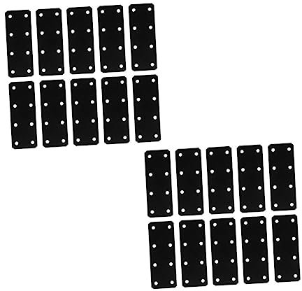 iplusmile 20stücke Teiliges Flachwinkelverbindungsplatten Aus Solidem Rostbeständig Und Stabil Für Möbelreparaturen Und Holzverbindungen